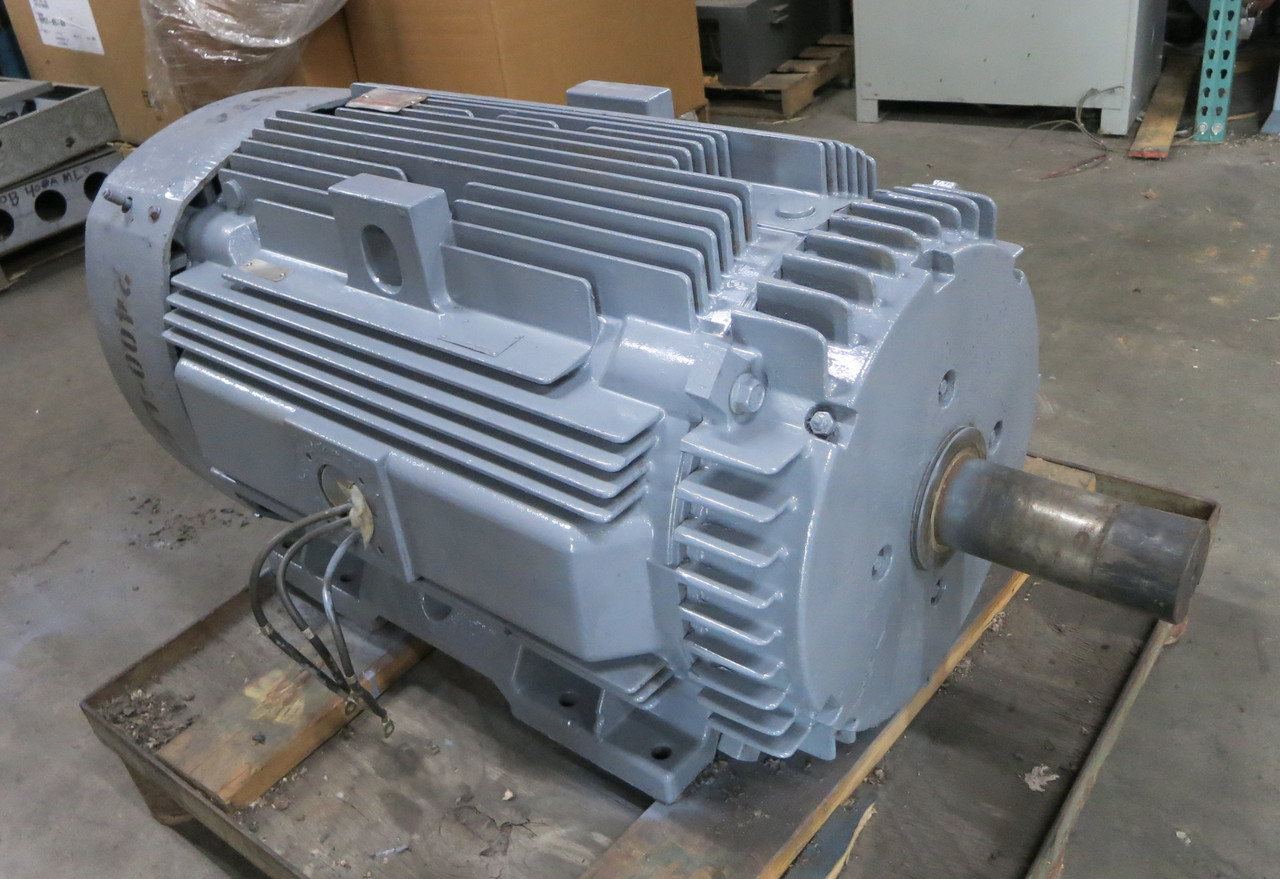 GE 250 HP Tri-Clad AC Motor 2300V 1785 RPM Frame 449T 2300 VAC 59A